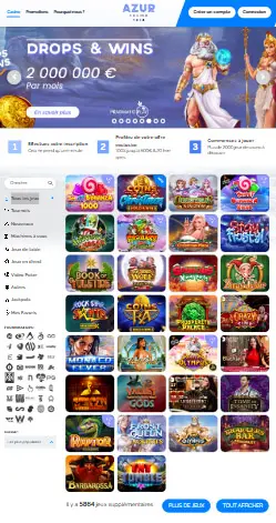 la aplicación e interfaz de Bizzo Casino